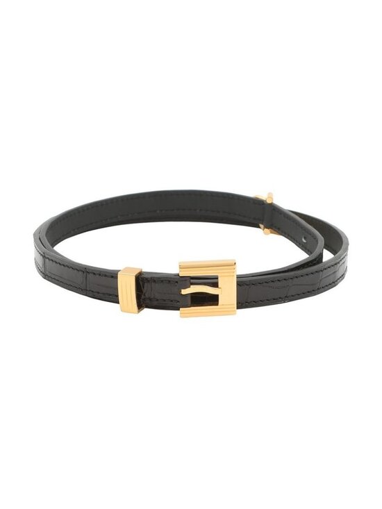 Hermes Belt Black Gold Porosus Matt 75 main image 4
